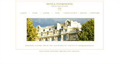 Desktop Screenshot of monge-patrimoine.com