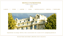 Tablet Screenshot of monge-patrimoine.com